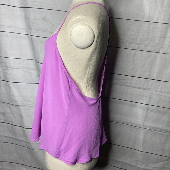 Dainty Hooligan lilac purple tank top T strap Larg - Picture 3 of 6
